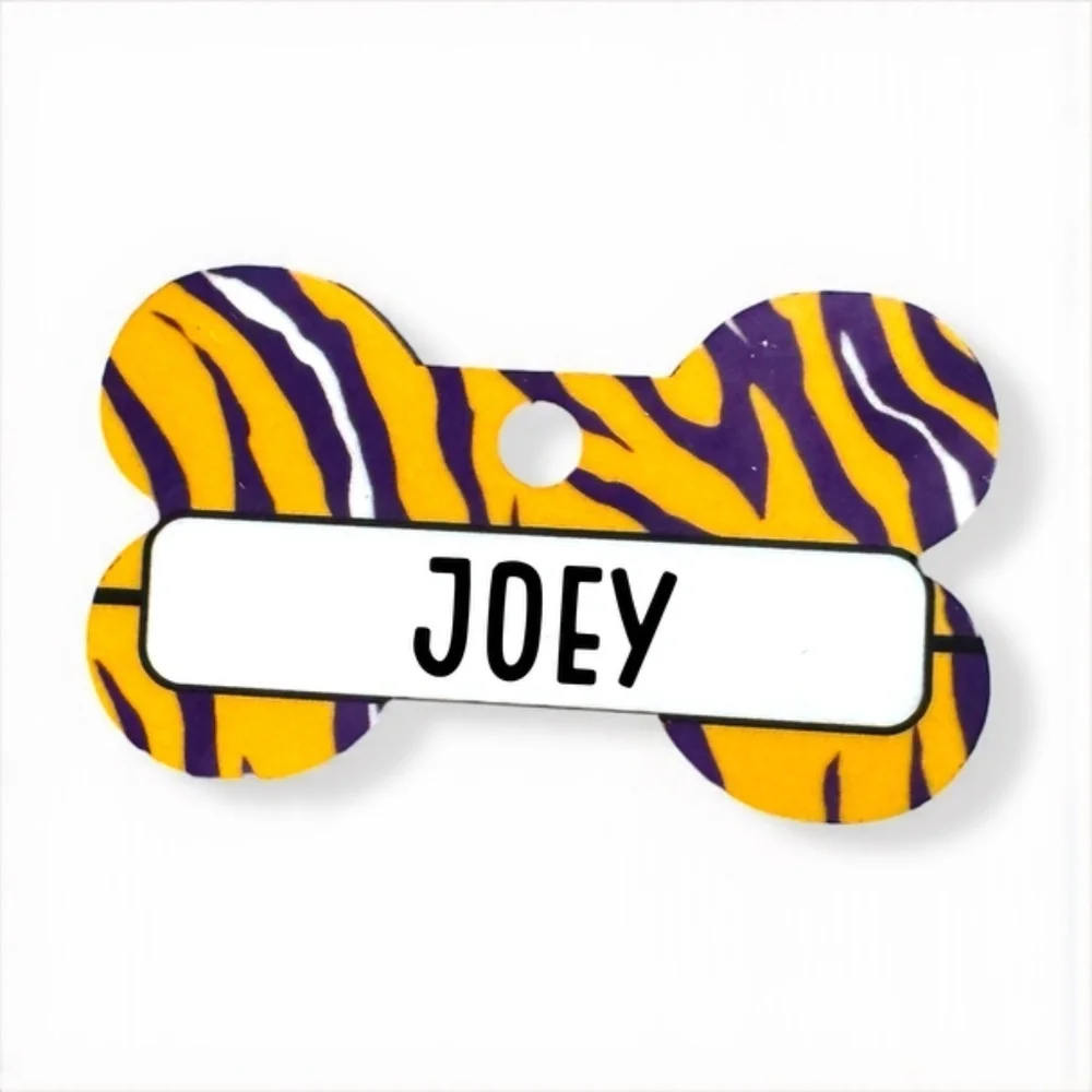 Paw-some Personalized Pet ID Tags: Make Them Unique! Double-sided I Handmade
